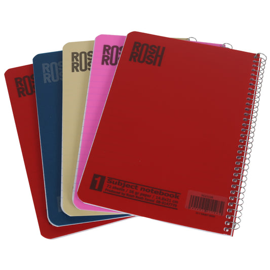 מחברת A5 ספירל PP שורה Rosh Rosh