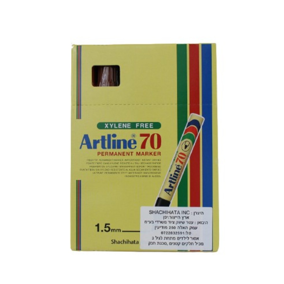 טוש-artline-70-בקופסא-מעורב-צבעים
