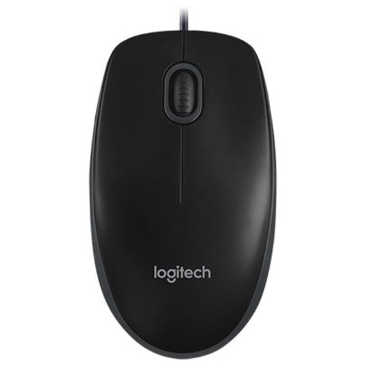 עכבר אופטי חוטי  Logitech B100 USB