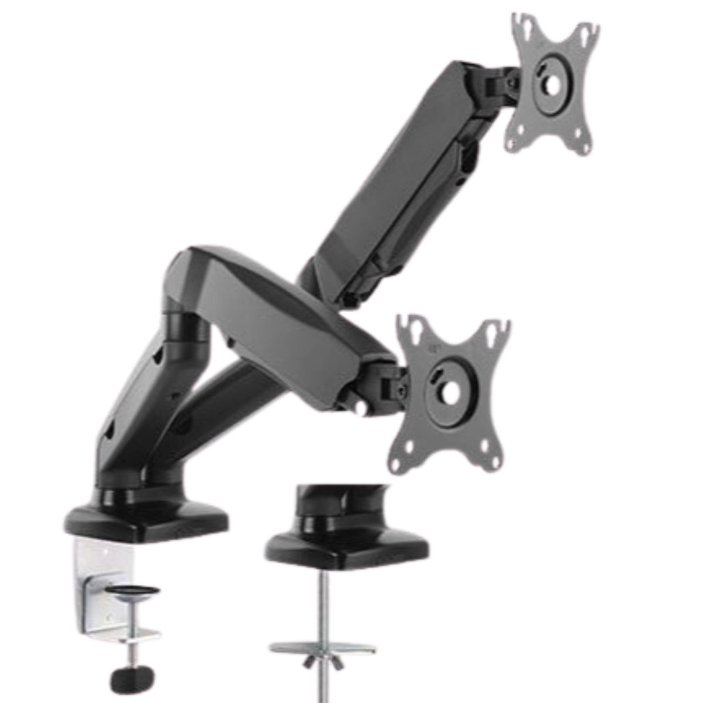 זרוע מפרקית שולחנית כפולה למסך "32-17 "Lumi