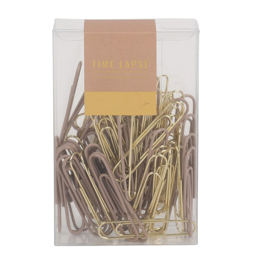 מארז 70 יח' אטבים בצבע חום זהב Sketch