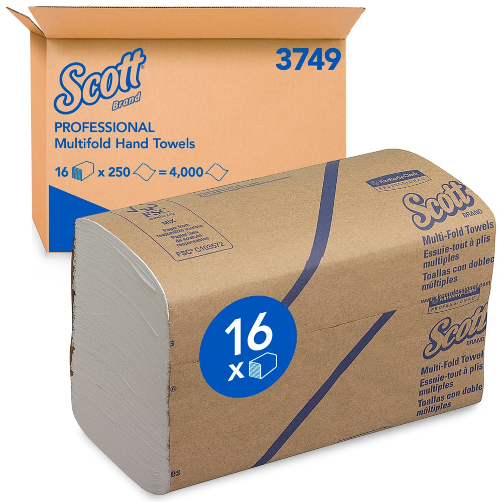 4000 מגבות ידיים צץ רץ Scott Irflex Essential