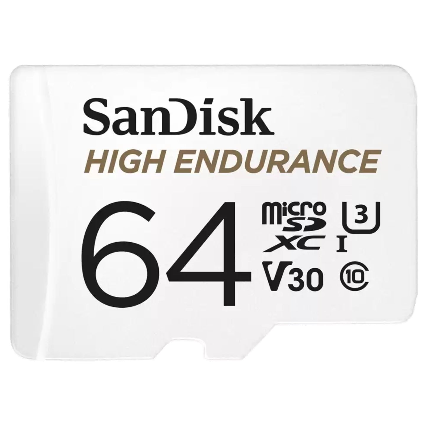 כרטיס זיכרון SanDisk High Endurance microSD 64GB