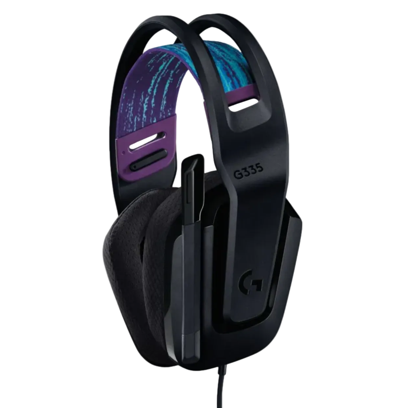 אוזניות גיימינג Logitech G335 - צבע שחור