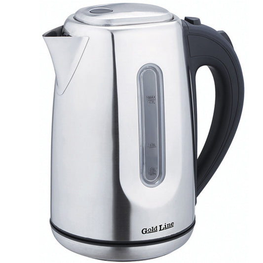 קומקום חשמלי נירוסטה 1.7ליטר Gold Line  