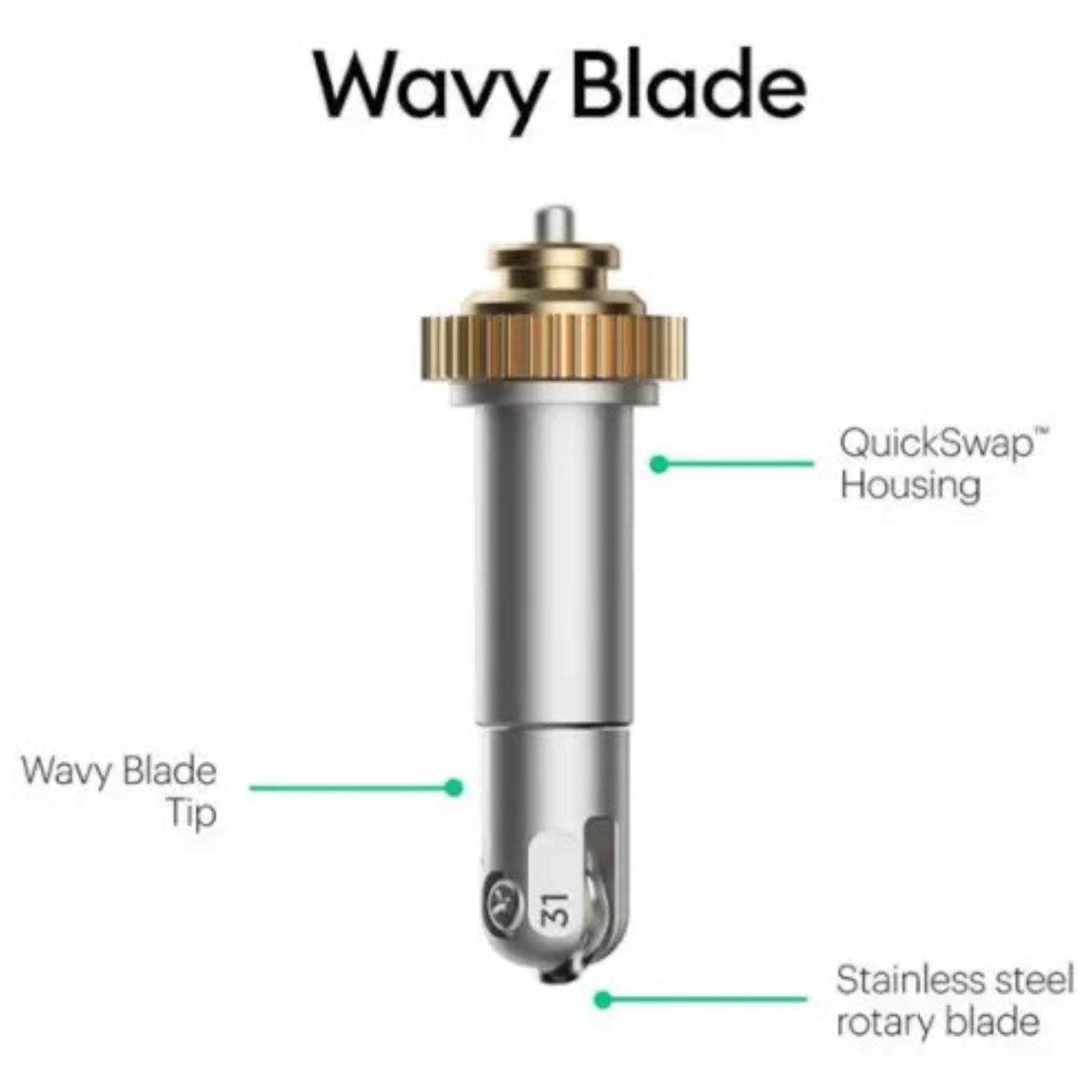 ראש סכין 31 Cricut Wavy Blade