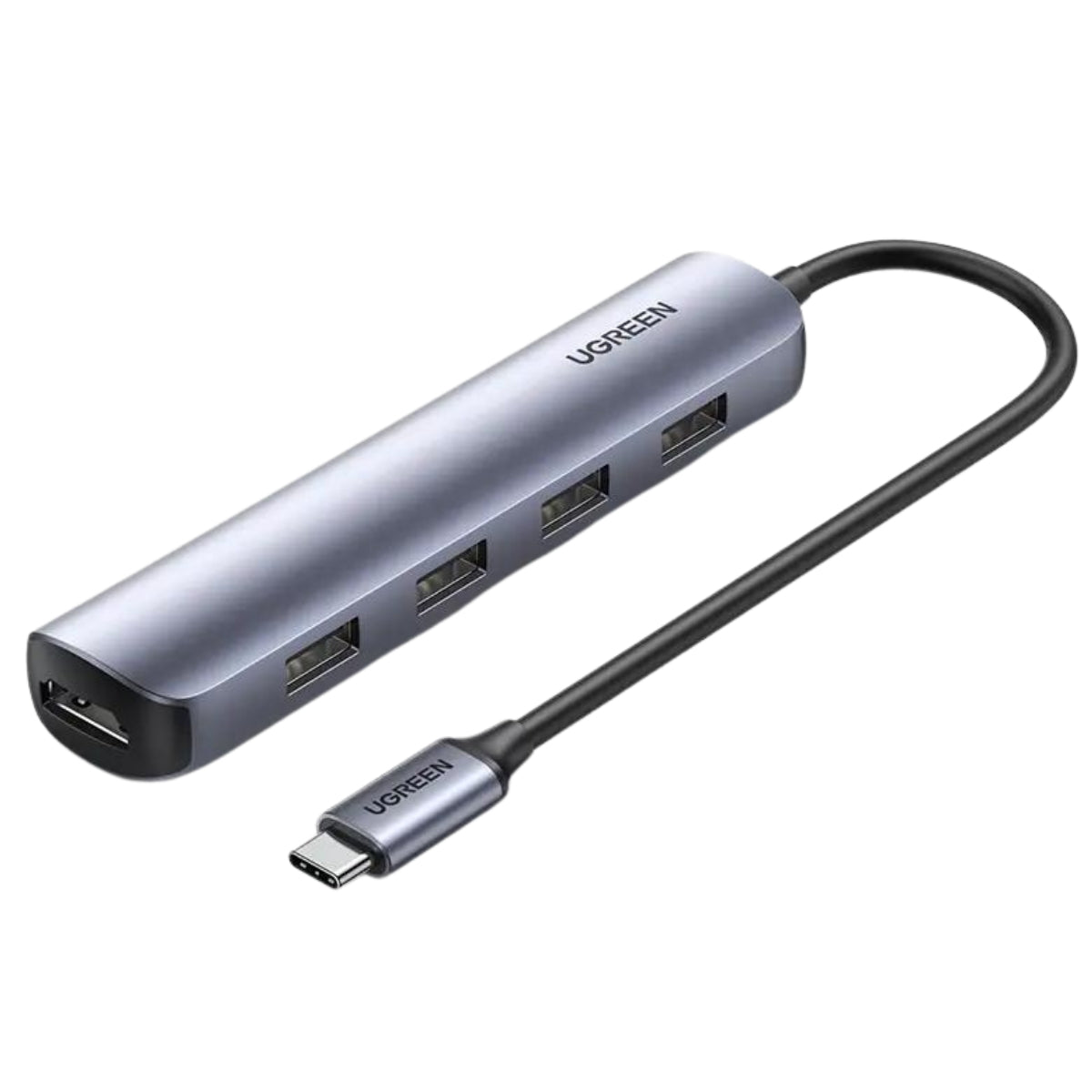 מתאם HDMI עם 4 כניסות USB-A בחיבור Ugreen Type C