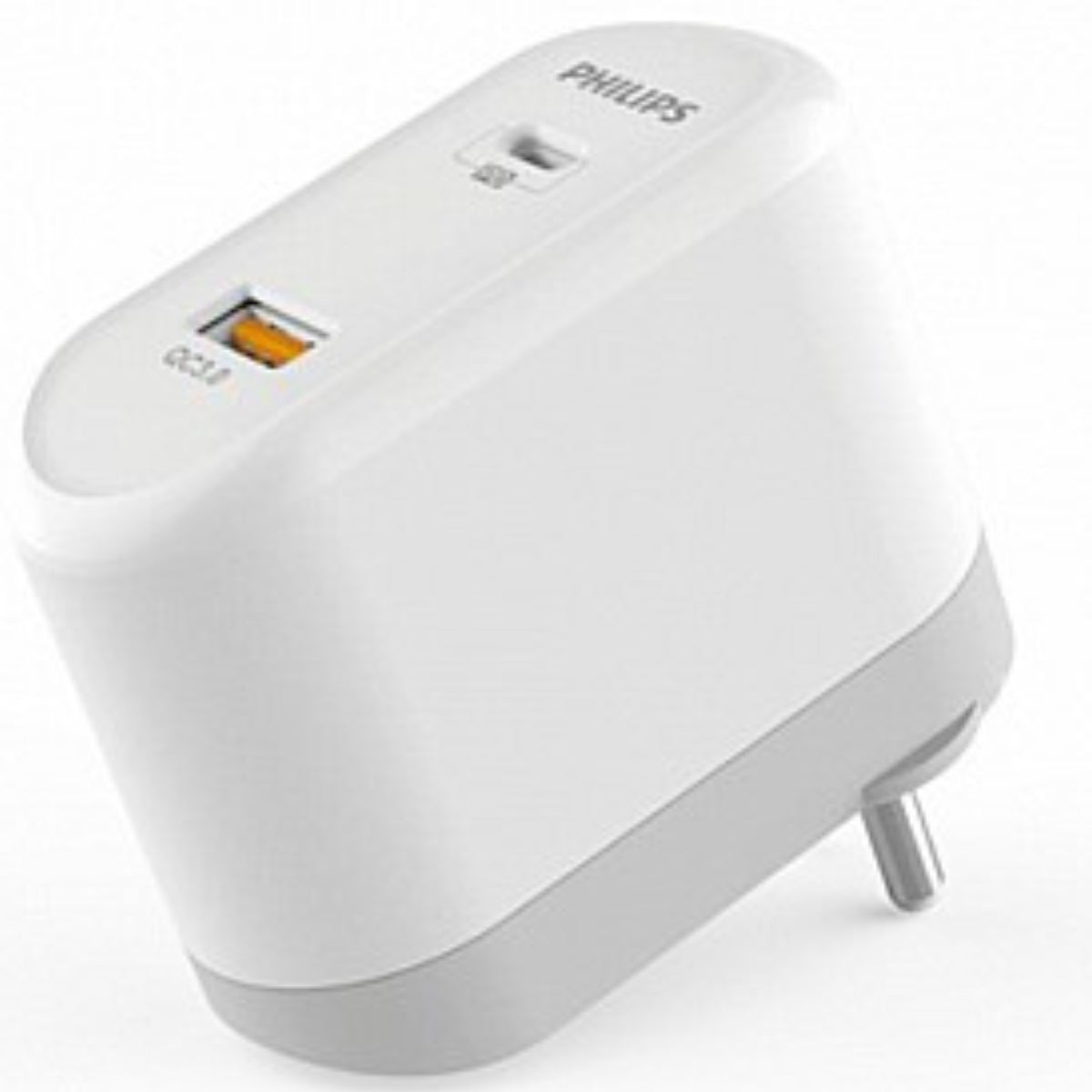 מטען קיר Philips DLP2508 2USB QC3.0+PD לבן