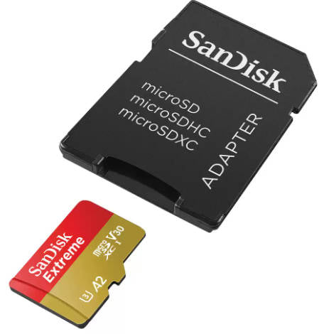 כרטיס SanDisk Extreme micro SD EX 4K 190MB/s V30 1T