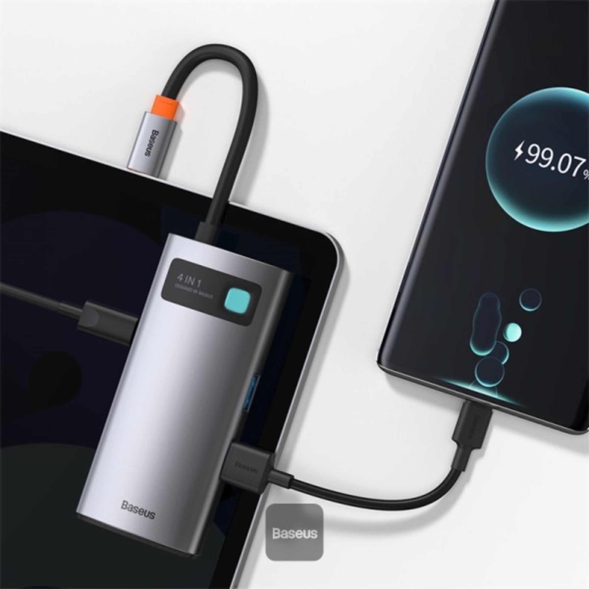 רכזת PD 100W HDMI 4-1 קורא כרטיסים Baseus