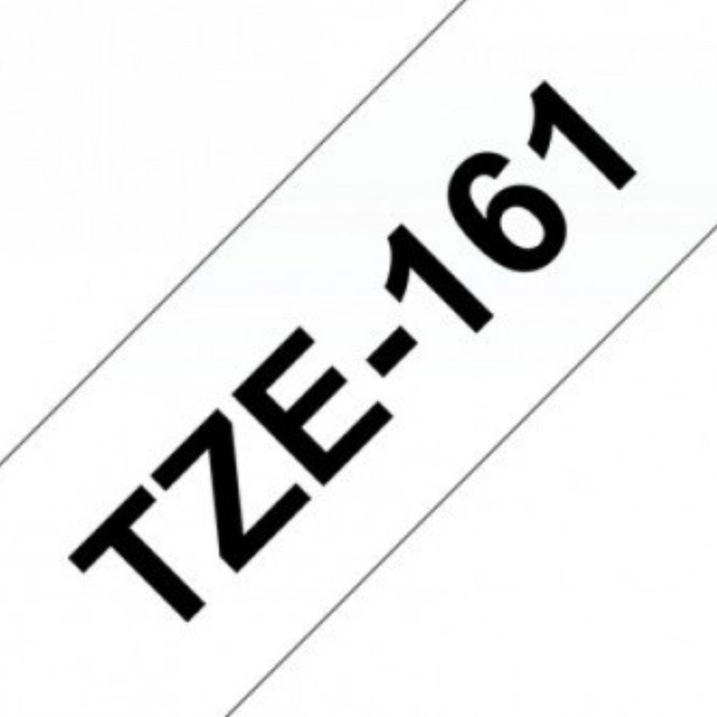 סרט תוויות שחור על רקע שקוף 36 מ"מ דגם Brother TZE161