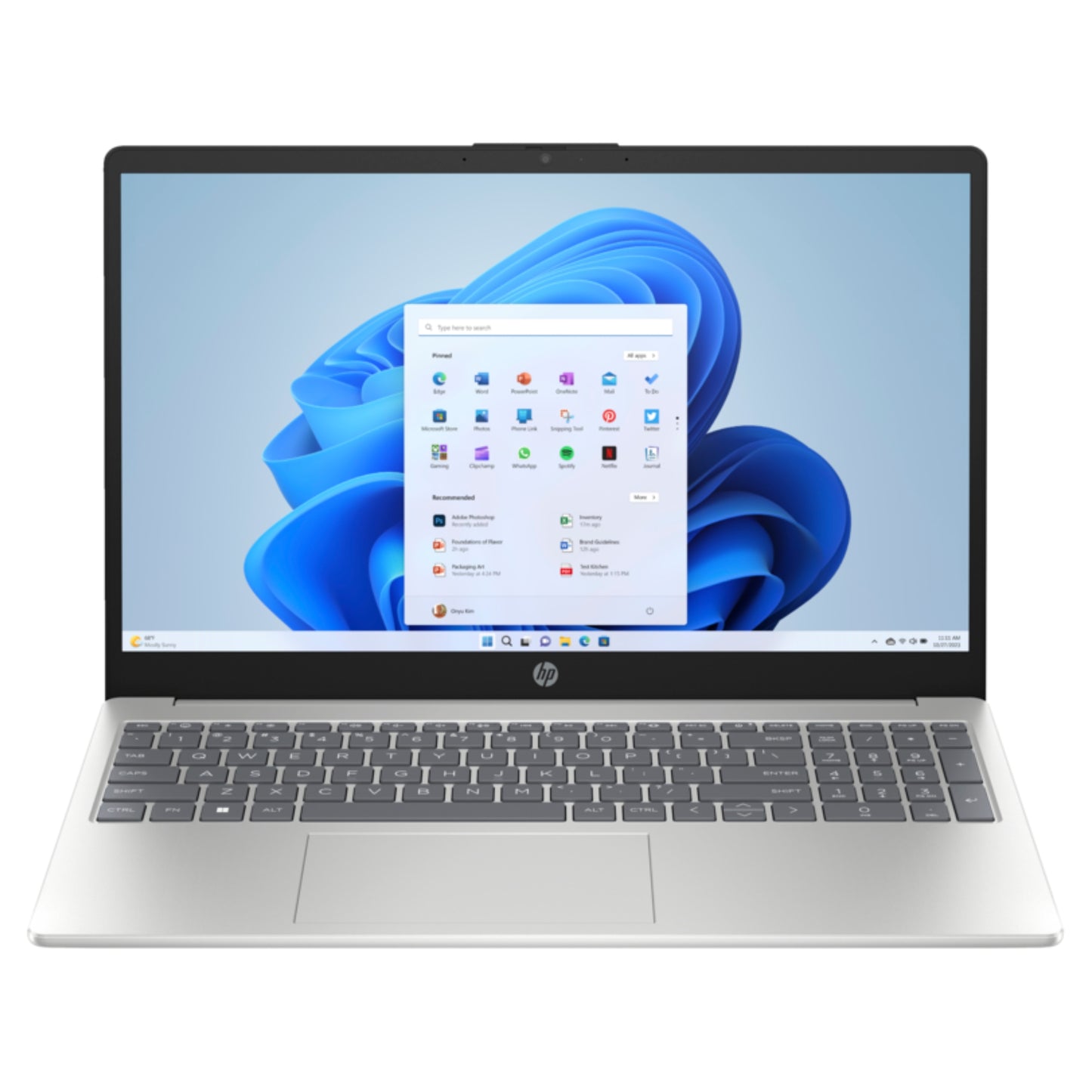 מחשב נייד HP Laptop 15-fd0002nj FHD כסוף