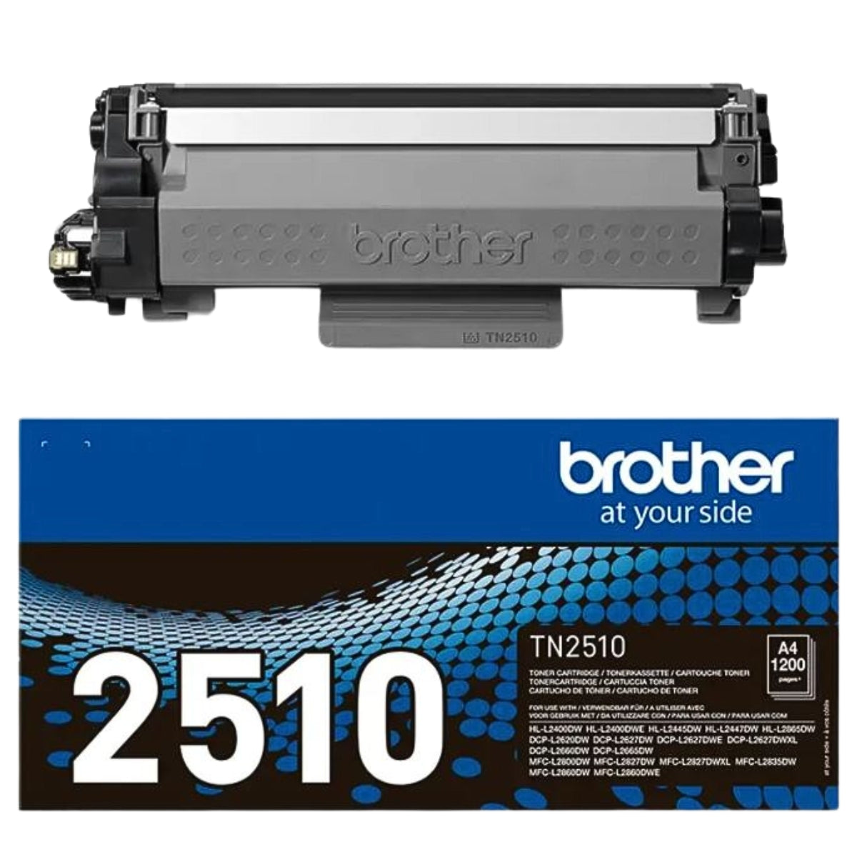 טונר שחור עד 1,200 דף Brother TN-2510