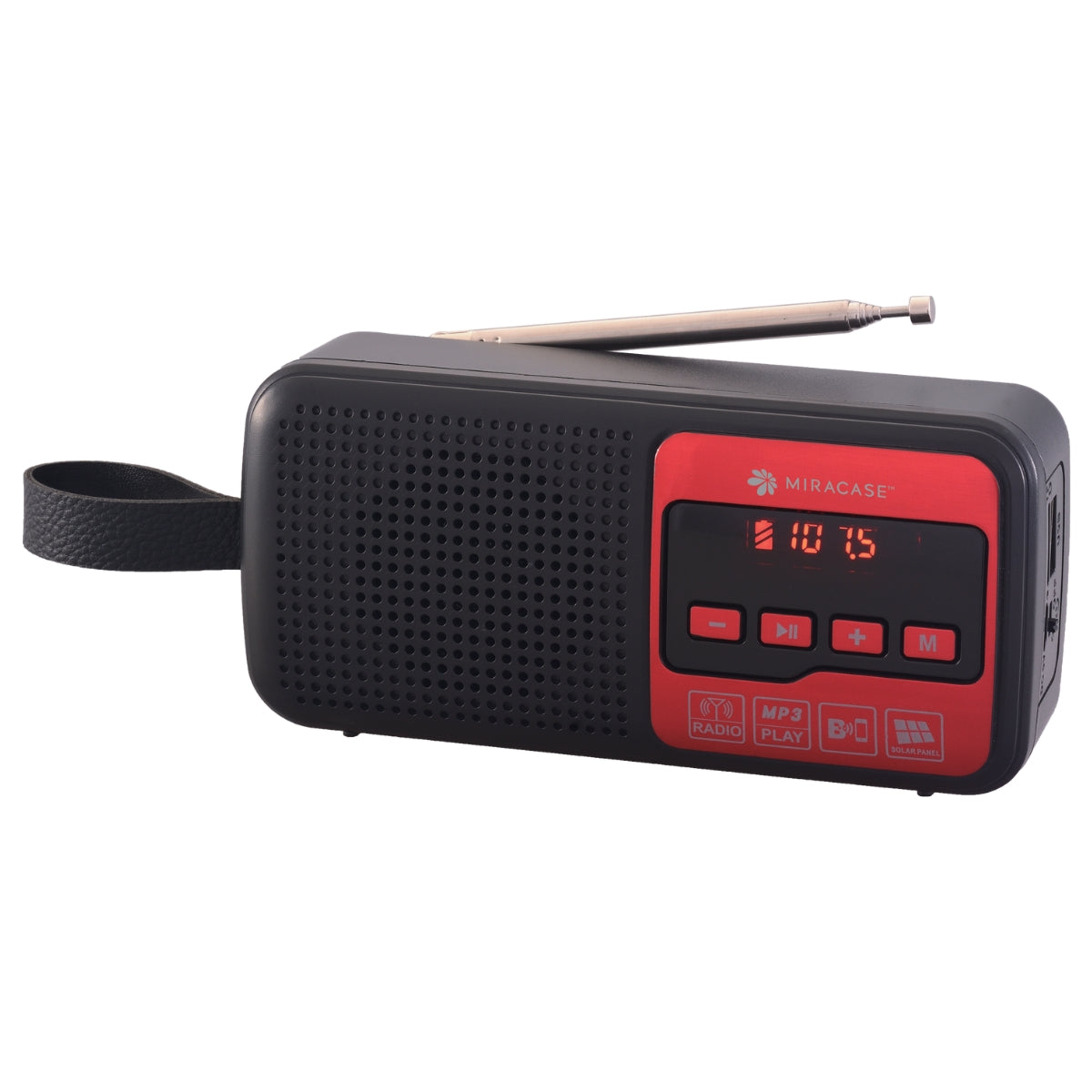 רדיו-דיגיטלי-bluethooth-fm-miracase-שחור-אדום