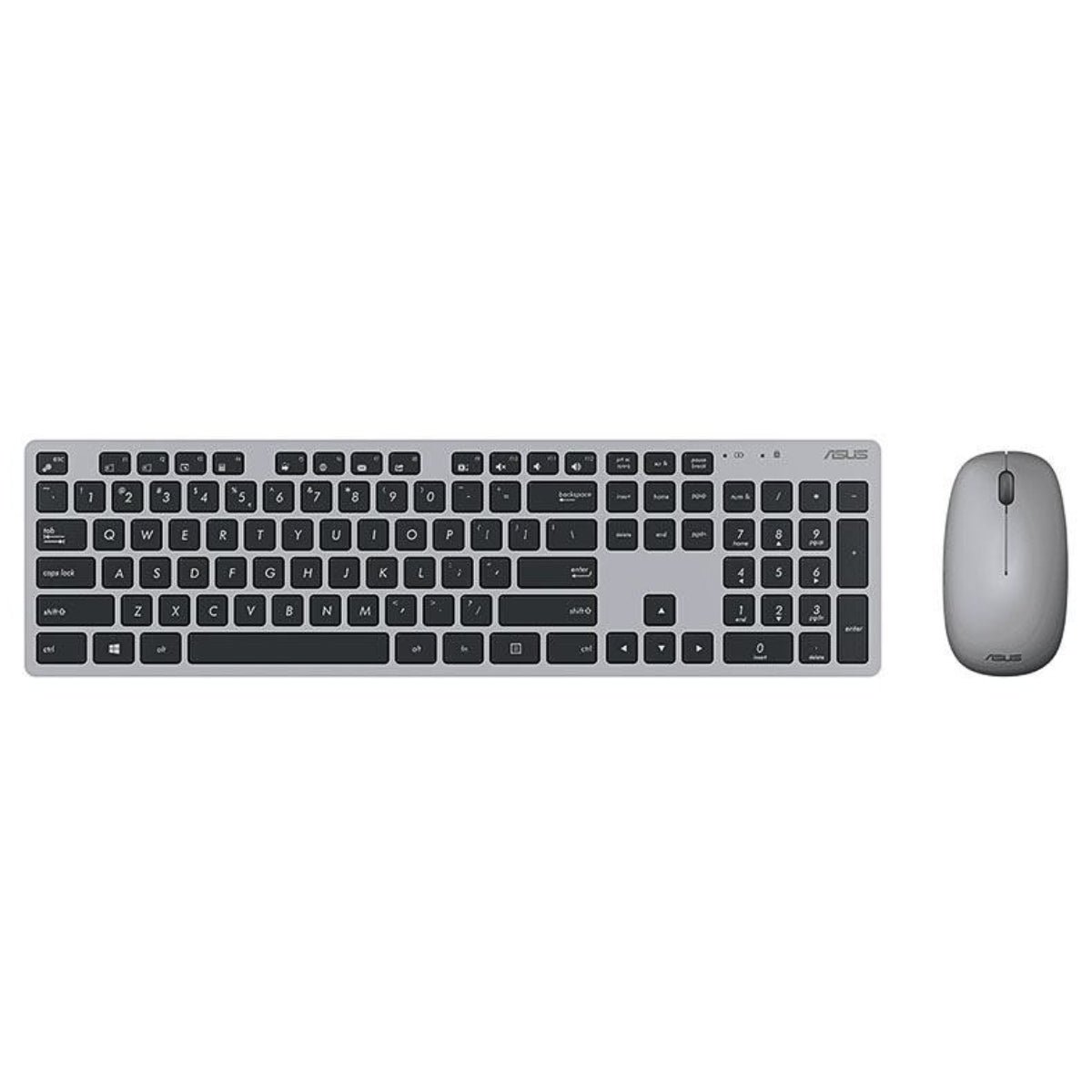Asus W5000 Wireless Keyboard and Mouse Set -אפור