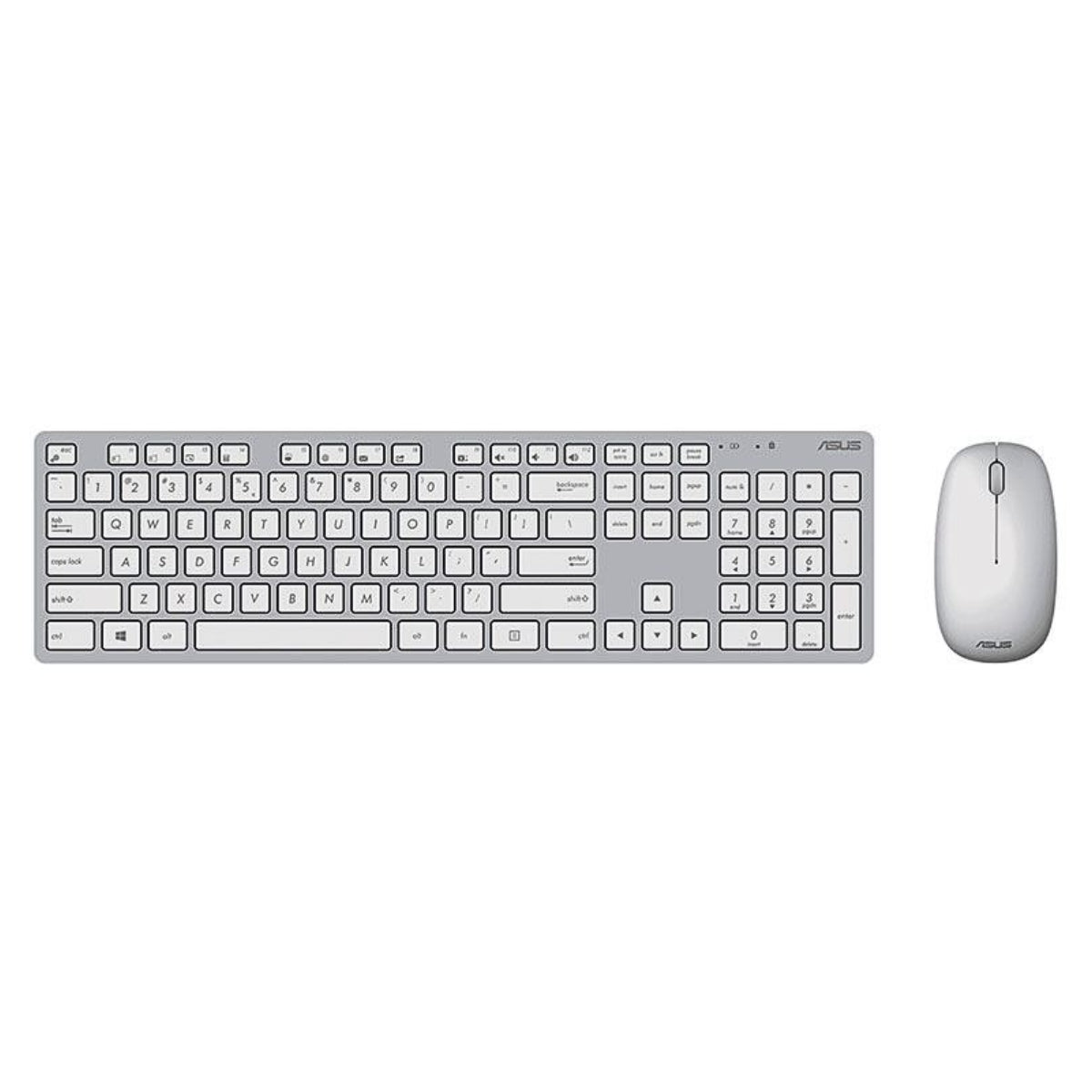 Asus W5000 Wireless Keyboard and Mouse Set-לבן