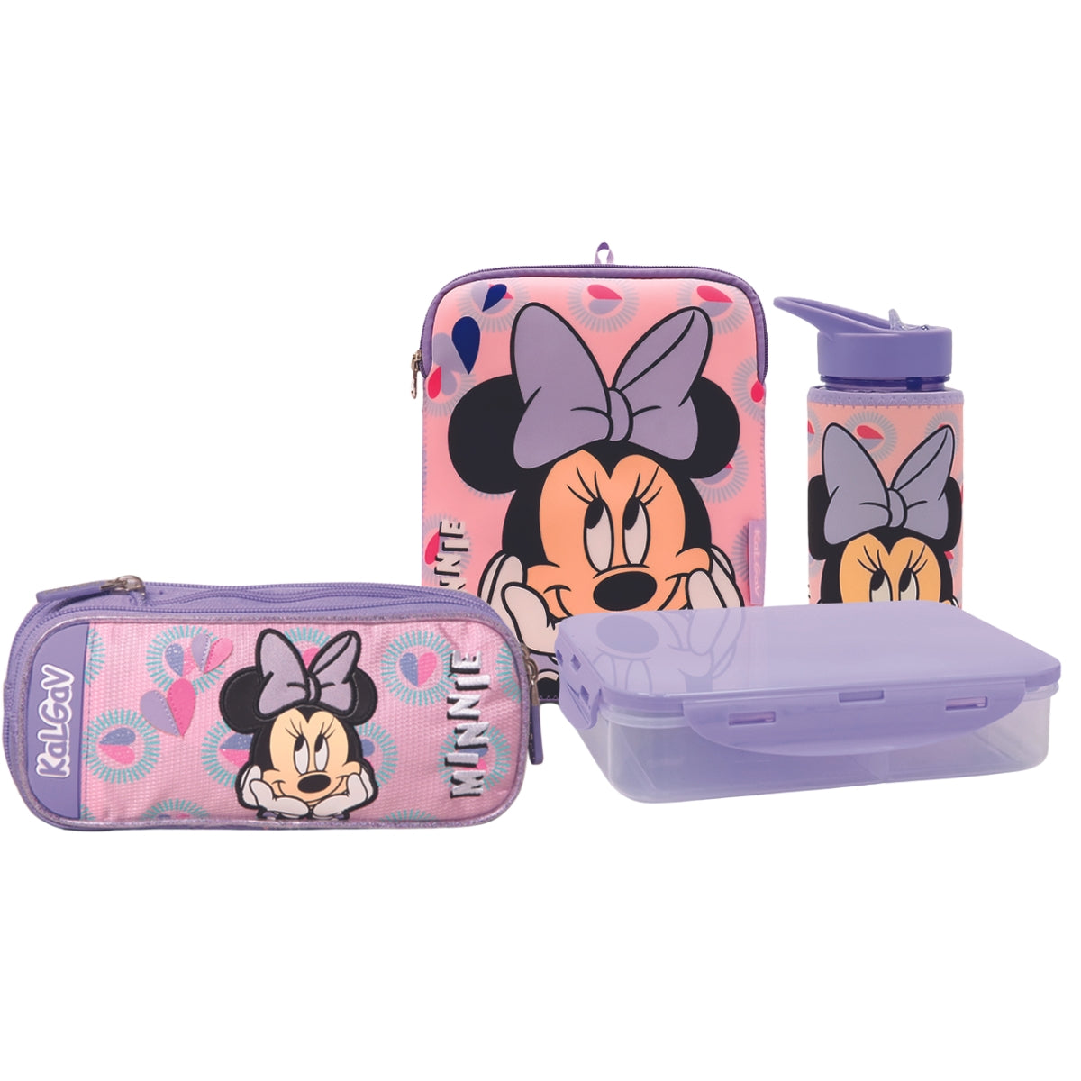 מארז אביזרים Minnie Mouse לילך