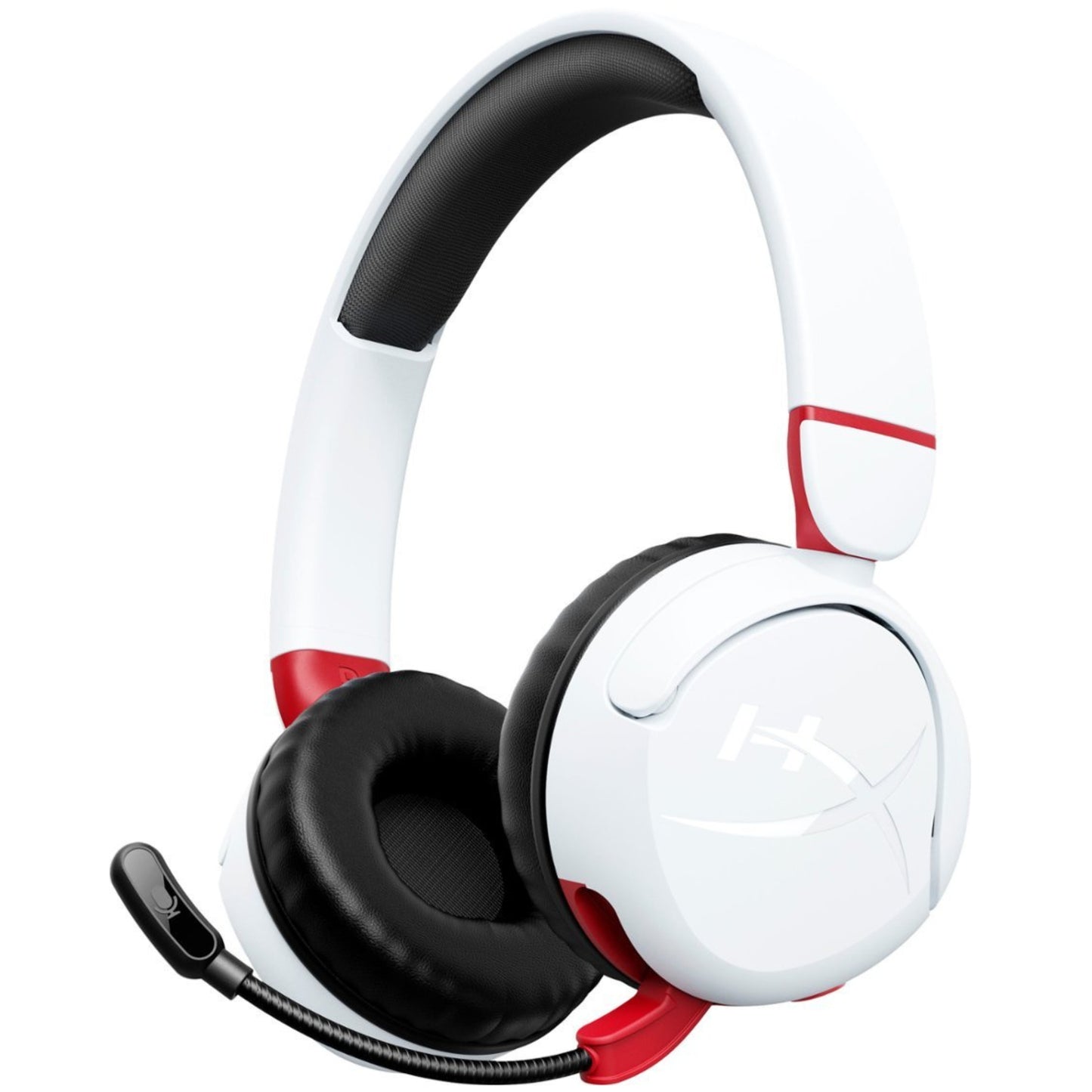 אוזניות גיימינג אלחוטיות HyperX Cloud Mini לבן - אדום