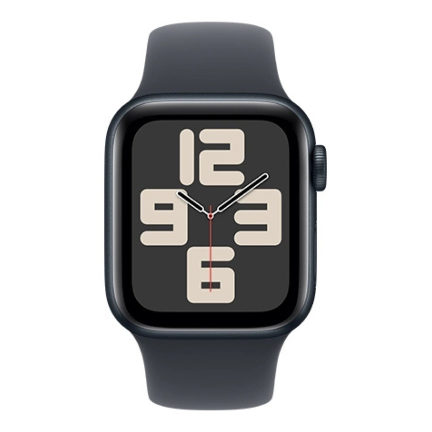 שעון חכם 2024 APPLE WATCH SE GPS גוף אלומיניום Midnight 40MM רצועת ספורט Midnight M/L