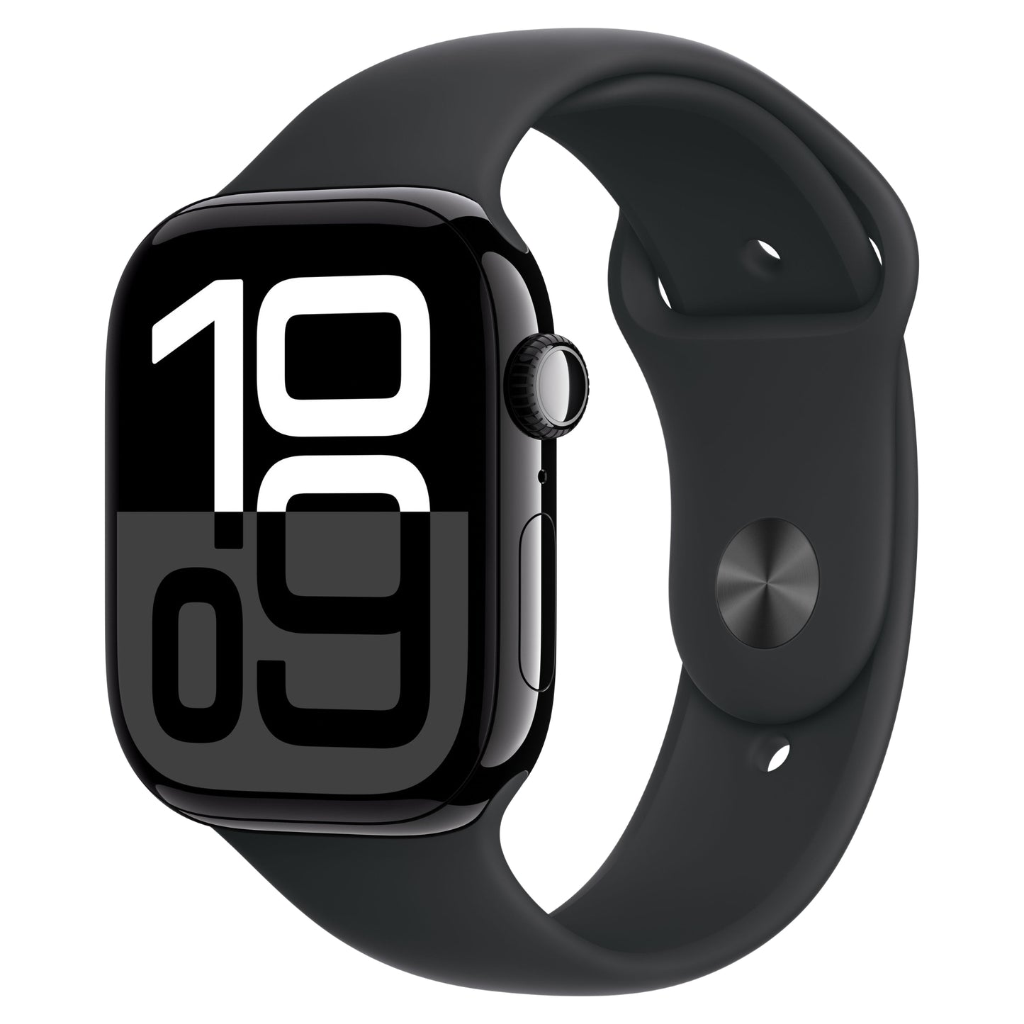 שעון חכם Apple Watch Series 10 Gps+Cell 46mm גוף אלומיניום Jet Black רצועת ספורט S/M צבע Black