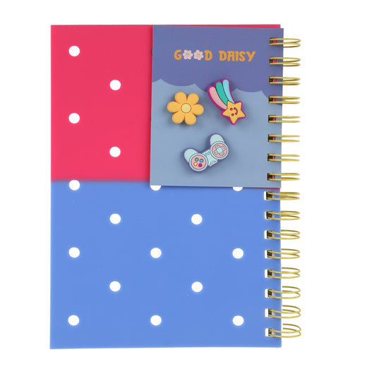 מחברת כריכה קשה ספירל סיליקון 80 דף 70 גר חרציות