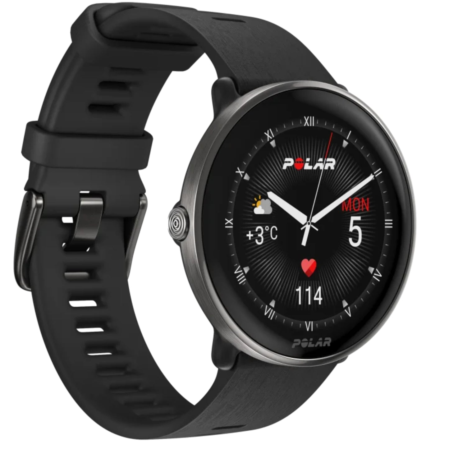 שעון חכם Polar Ignite 3 TI S-L טיטניום שחור/כסף