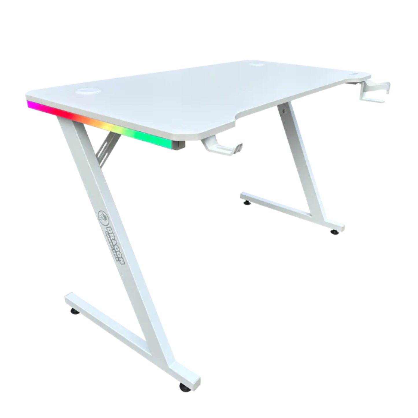 שולחן גיימינג תאורת Rgb אורך 120 ס"מ דגם Tz - Dragon