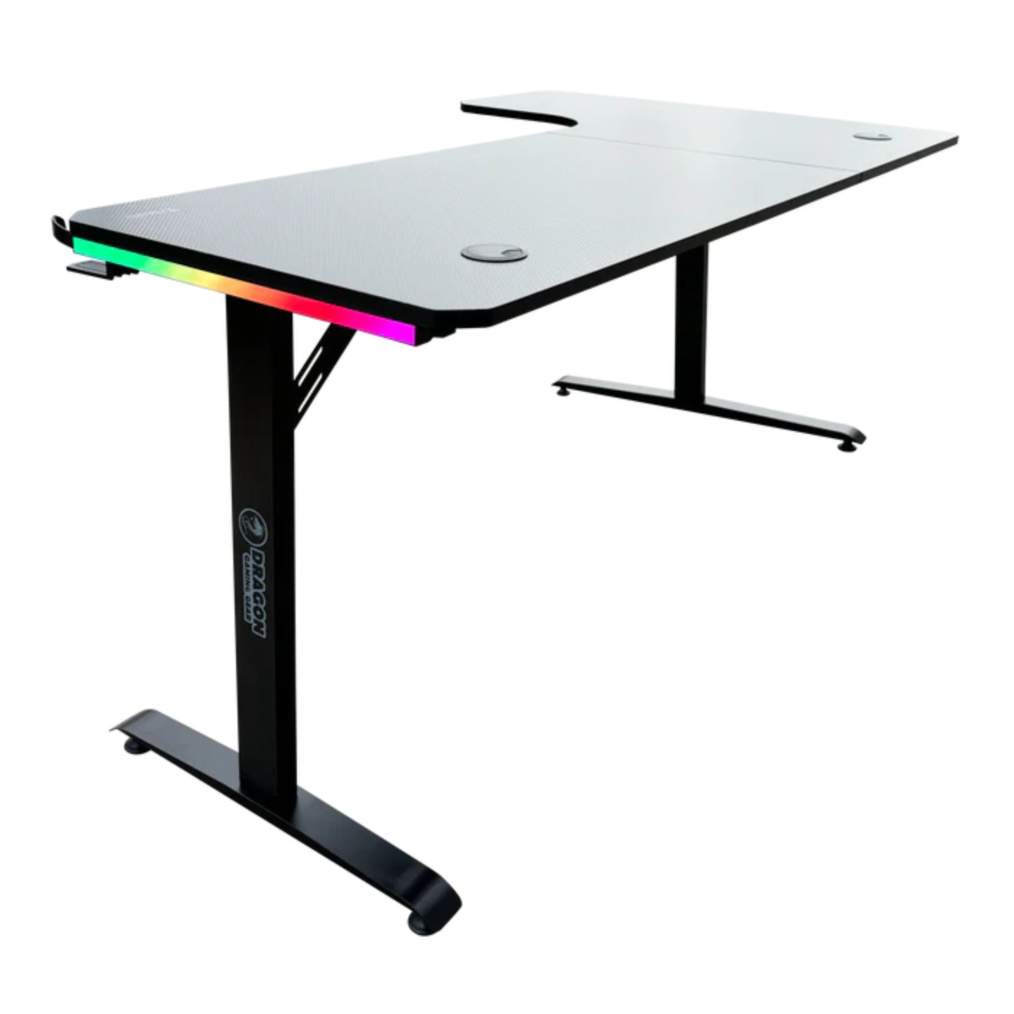 שולחן גיימינג פינתי שמאל תאורת Rgb דגם Tl-l - Dragon