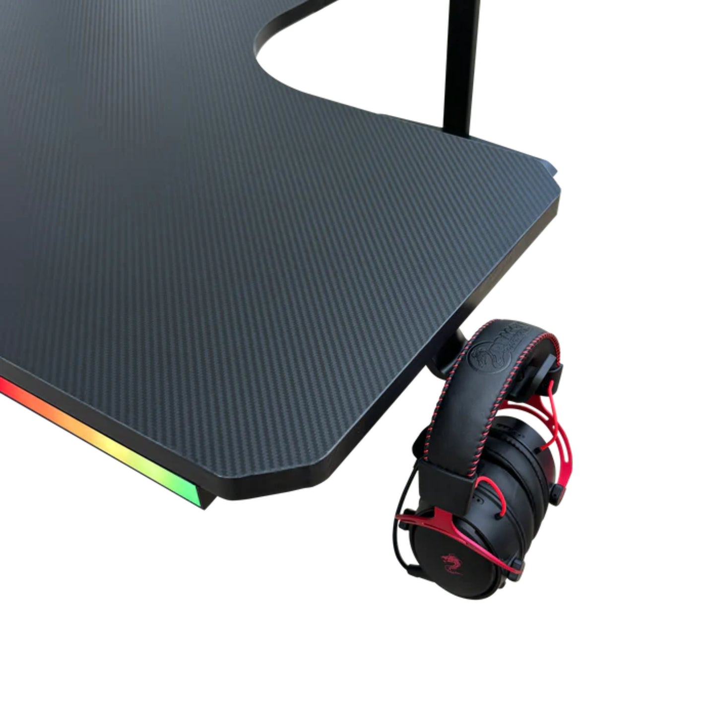 שולחן גיימינג פינתי שמאל תאורת Rgb דגם Tl-l - Dragon