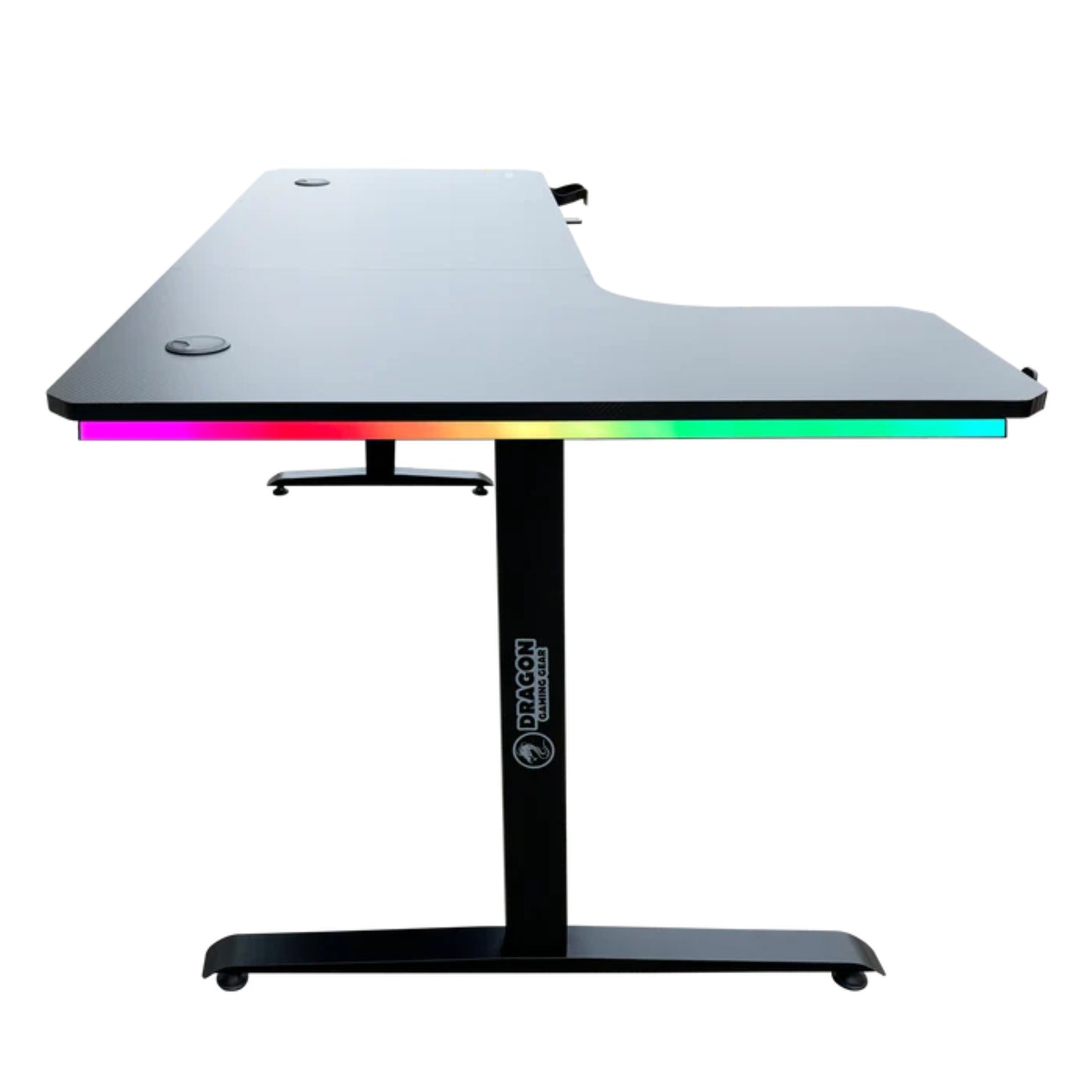 שולחן גיימינג פינתי שמאל תאורת Rgb דגם Tl-l - Dragon