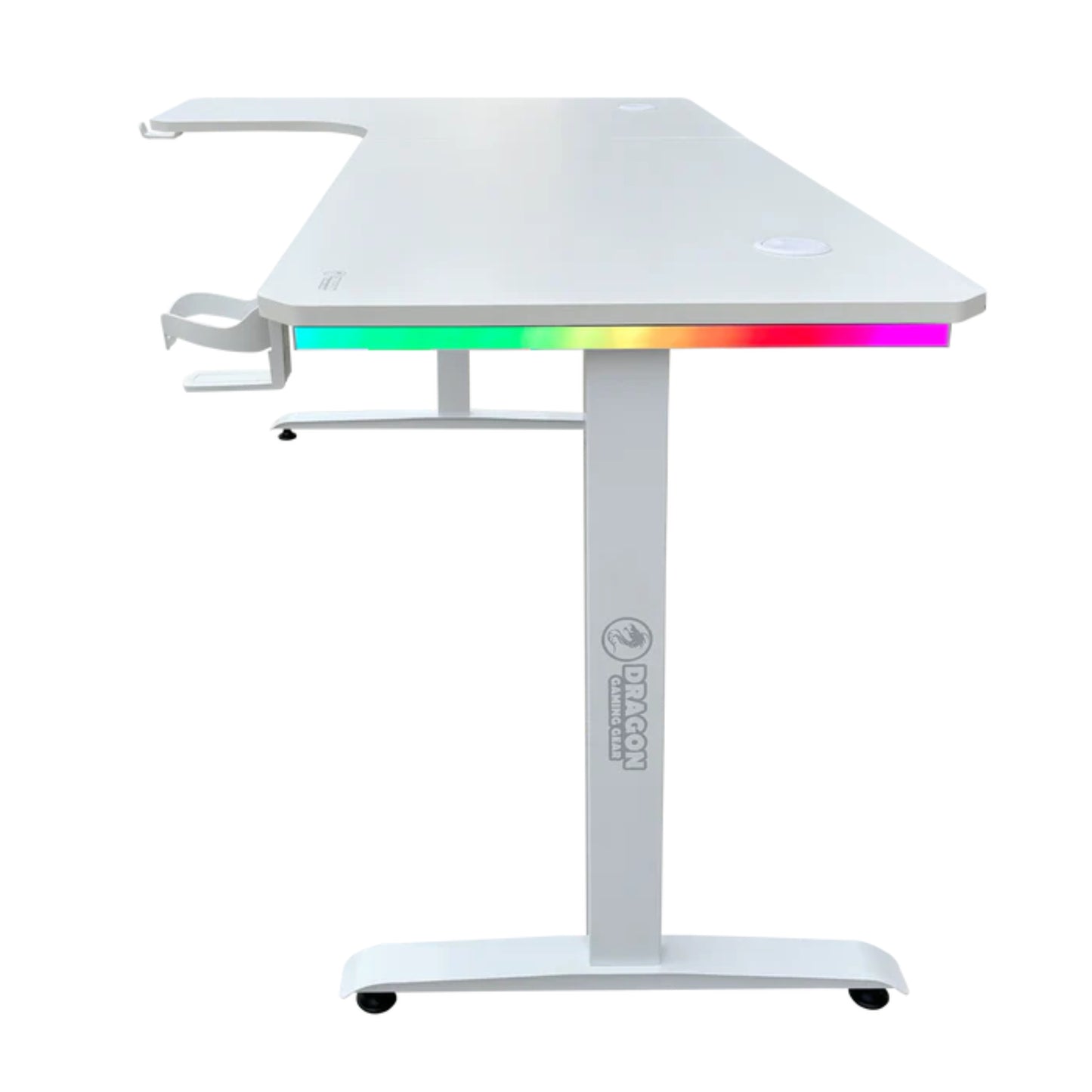 שולחן גיימינג פינתי שמאל תאורת Rgb דגם Tl-l - Dragon