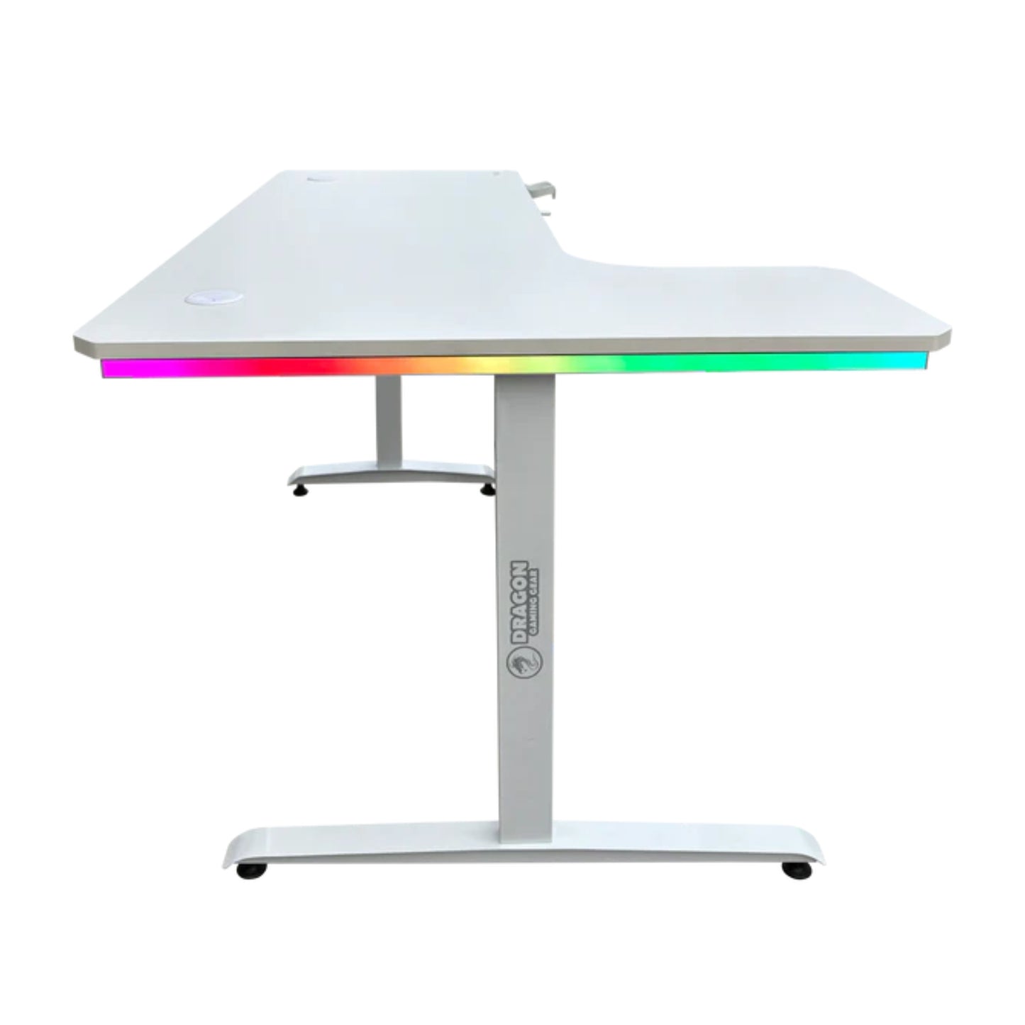 שולחן גיימינג פינתי שמאל תאורת Rgb דגם Tl-l - Dragon