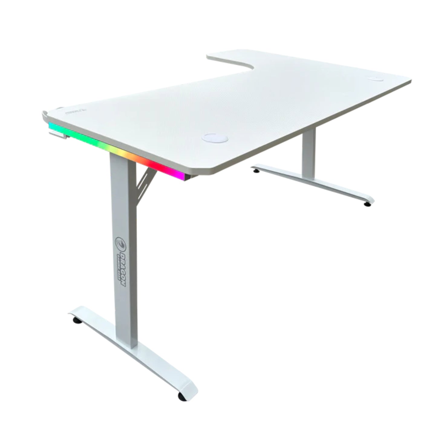 שולחן גיימינג פינתי שמאל תאורת Rgb דגם Tl-l - Dragon