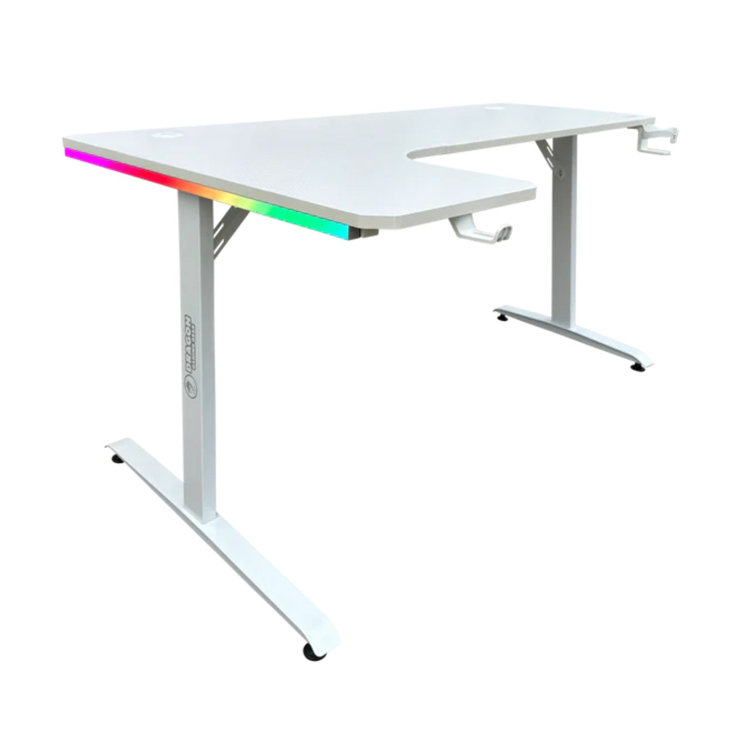 שולחן גיימינג פינתי שמאל תאורת Rgb דגם Tl-l - Dragon