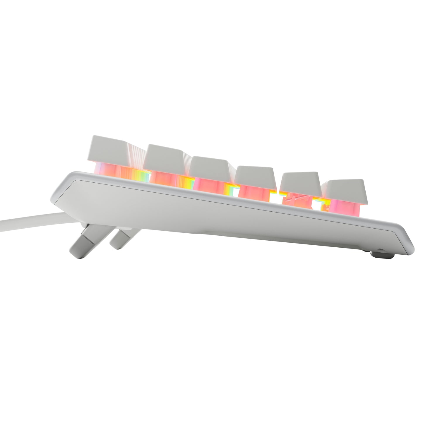 מקלדת גיימינג SteelSeries Apex 3 TKL US LED לבן