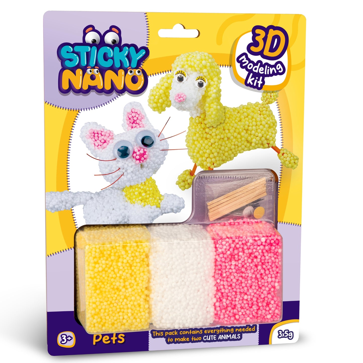 ערכת יצירה Sticky Nano חיות