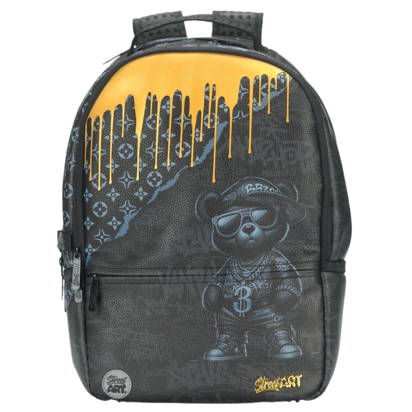 תיק גב Street Art Gold Bear Pu