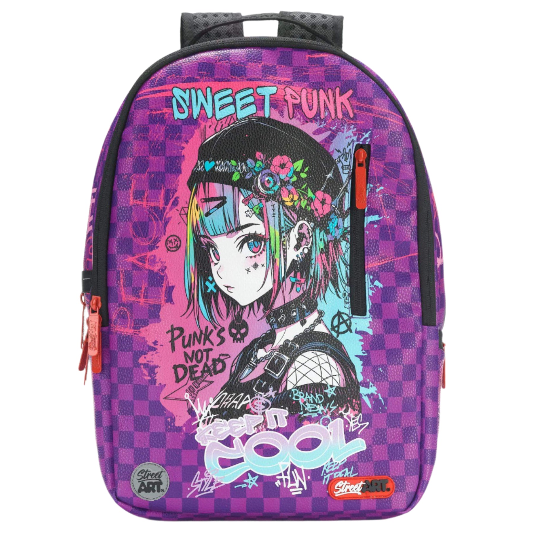 תיק גב 2 ב-1 Street Art Anime Sociaty PU