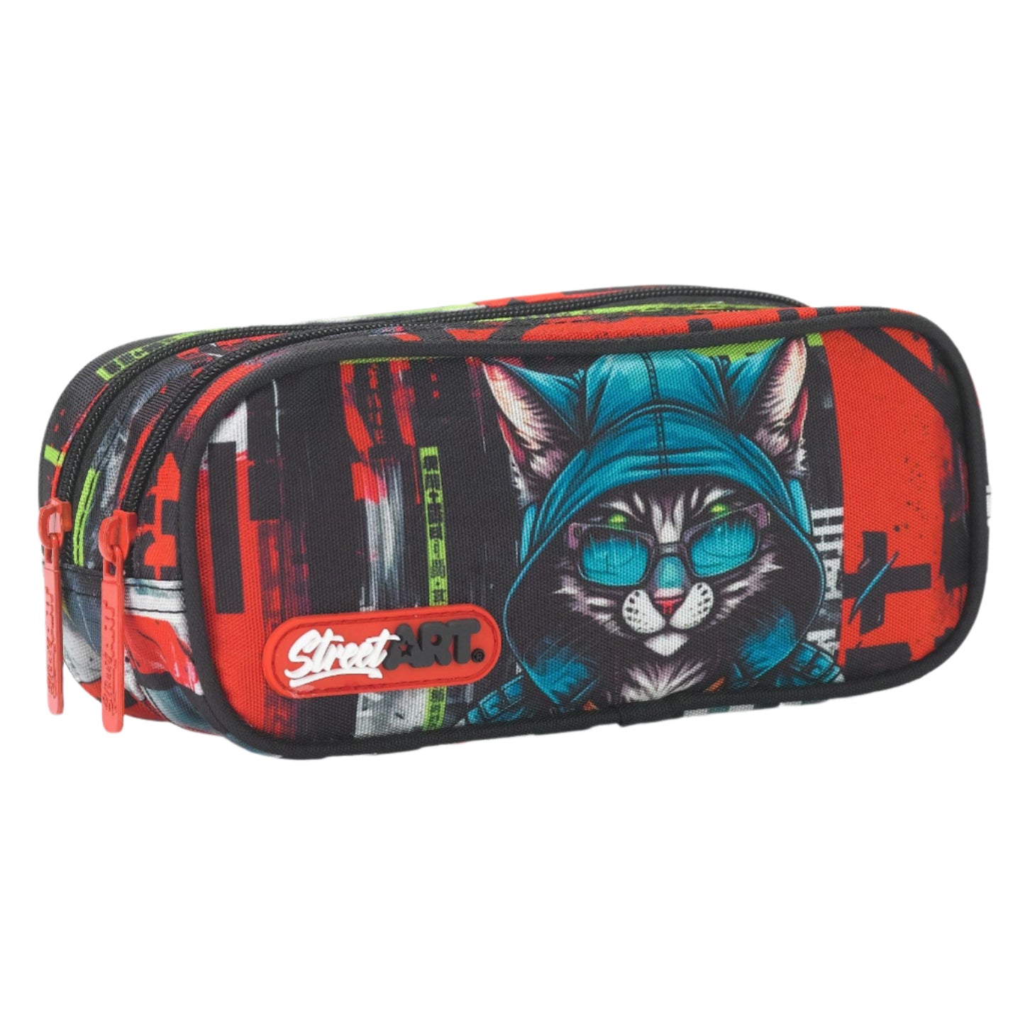 קלמר 2 תאים Street art Street Cat