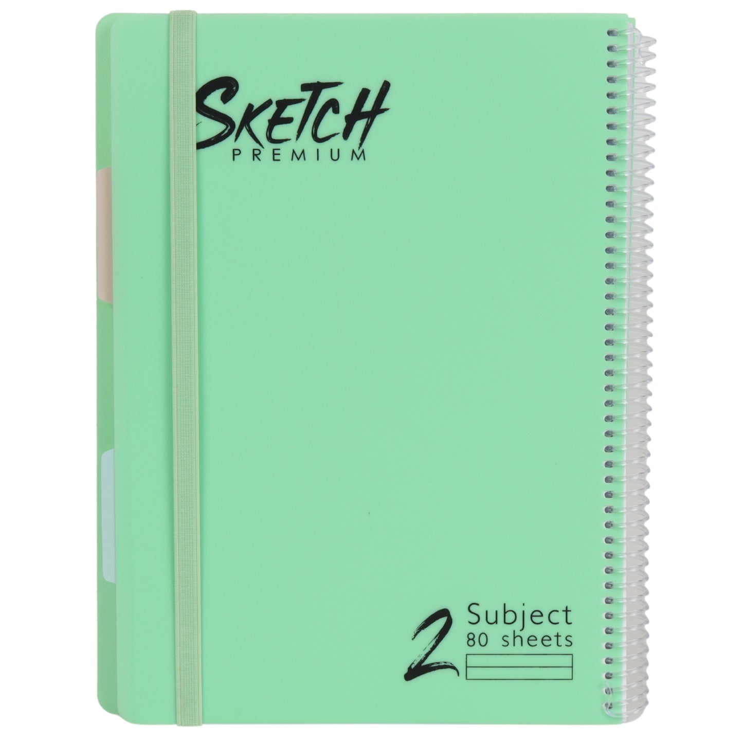 מחברת ספירלה A4 שורה 2 נושאים 80 דף Sketch מעורב צבעי פסטל