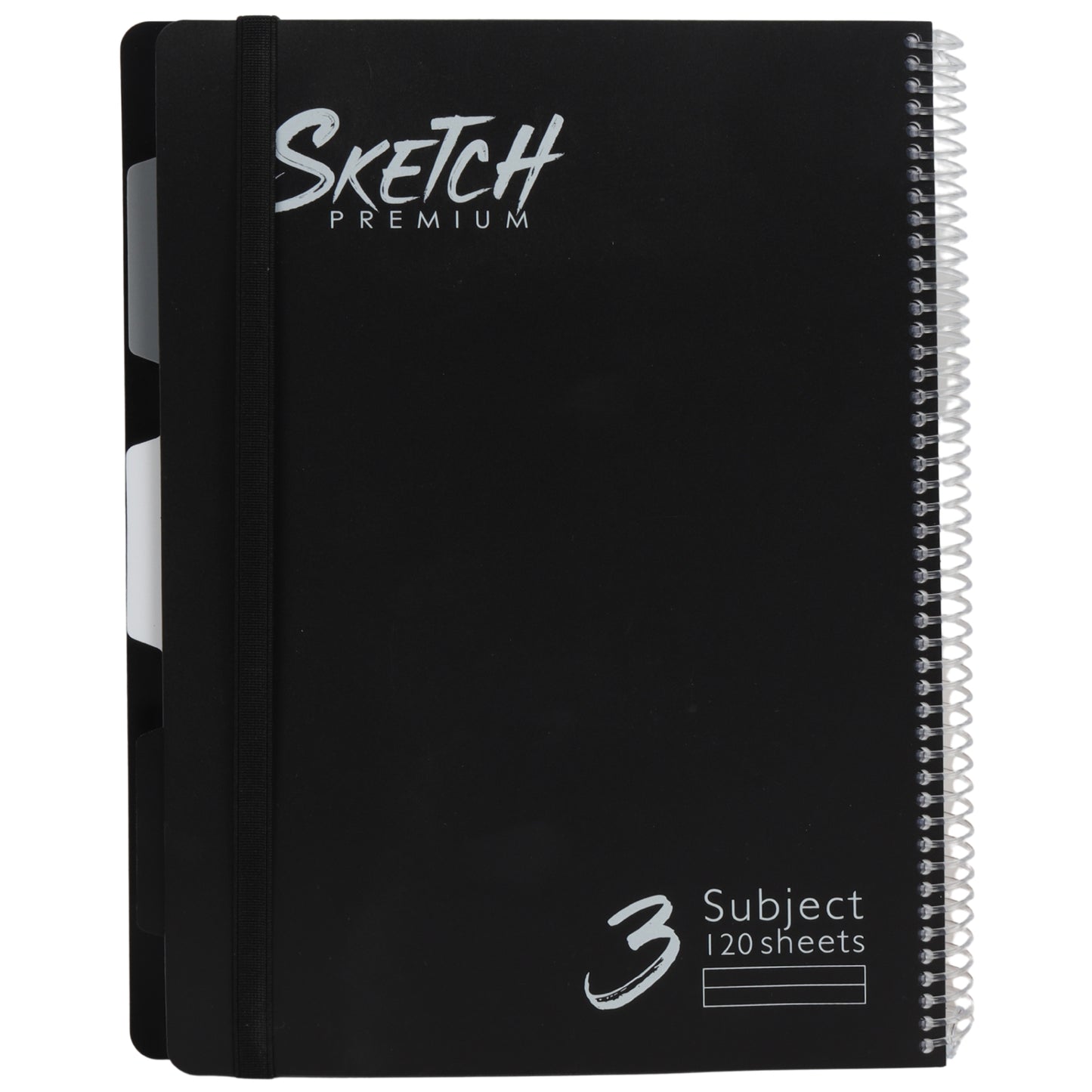 מחברת ספירלה A4 שורה 3 נושאים 120 דף Sketch מעורב צבעים