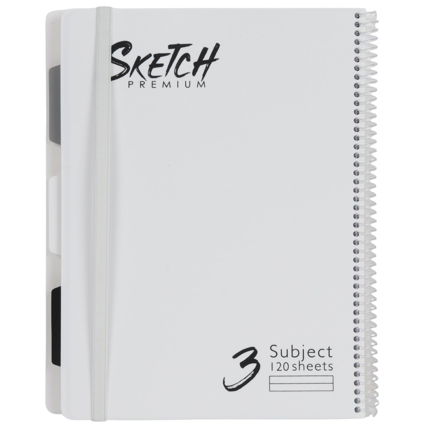 מחברת ספירלה A4 שורה 3 נושאים 120 דף Sketch מעורב צבעים