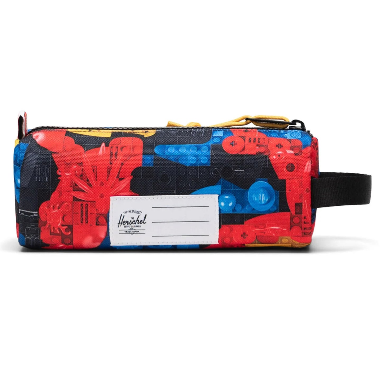 Herschel Lego settlement pencil case scavenger hunt bricks