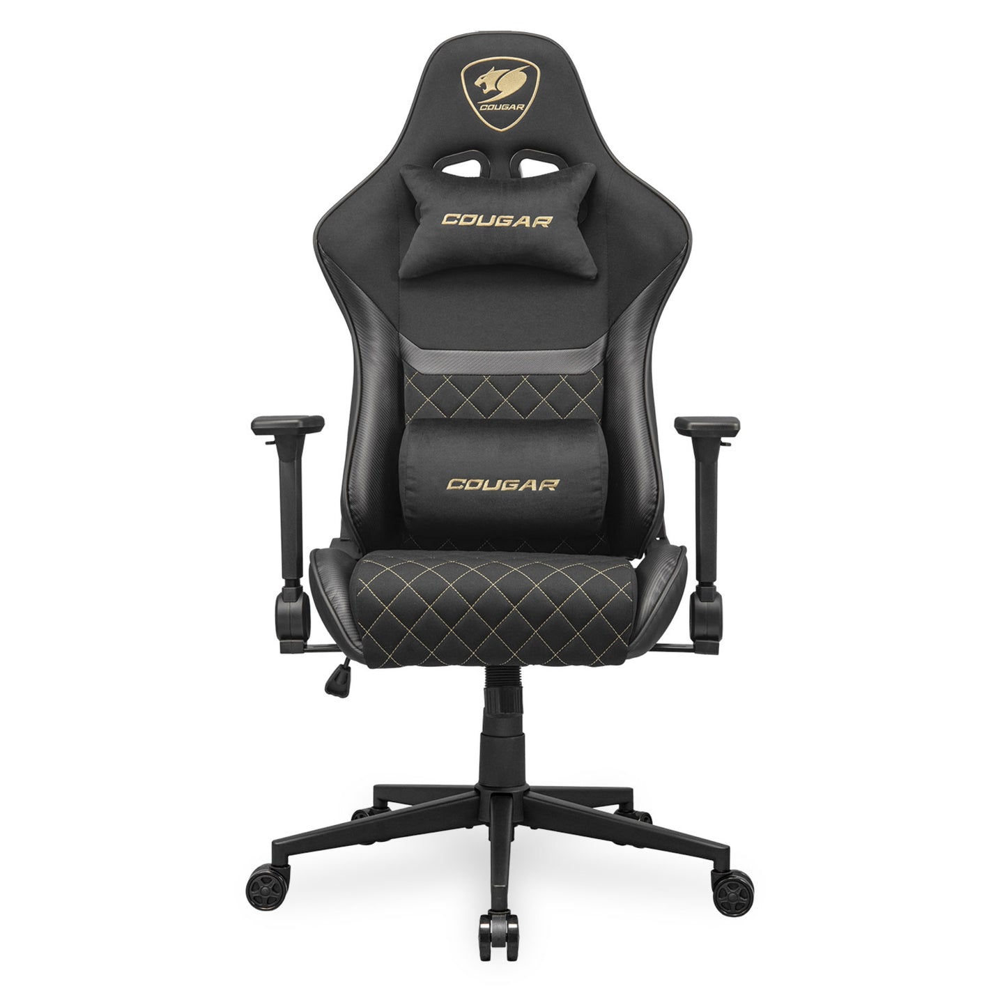 מושב גיימינג בד שחור Cougar Armor One V2 Gold