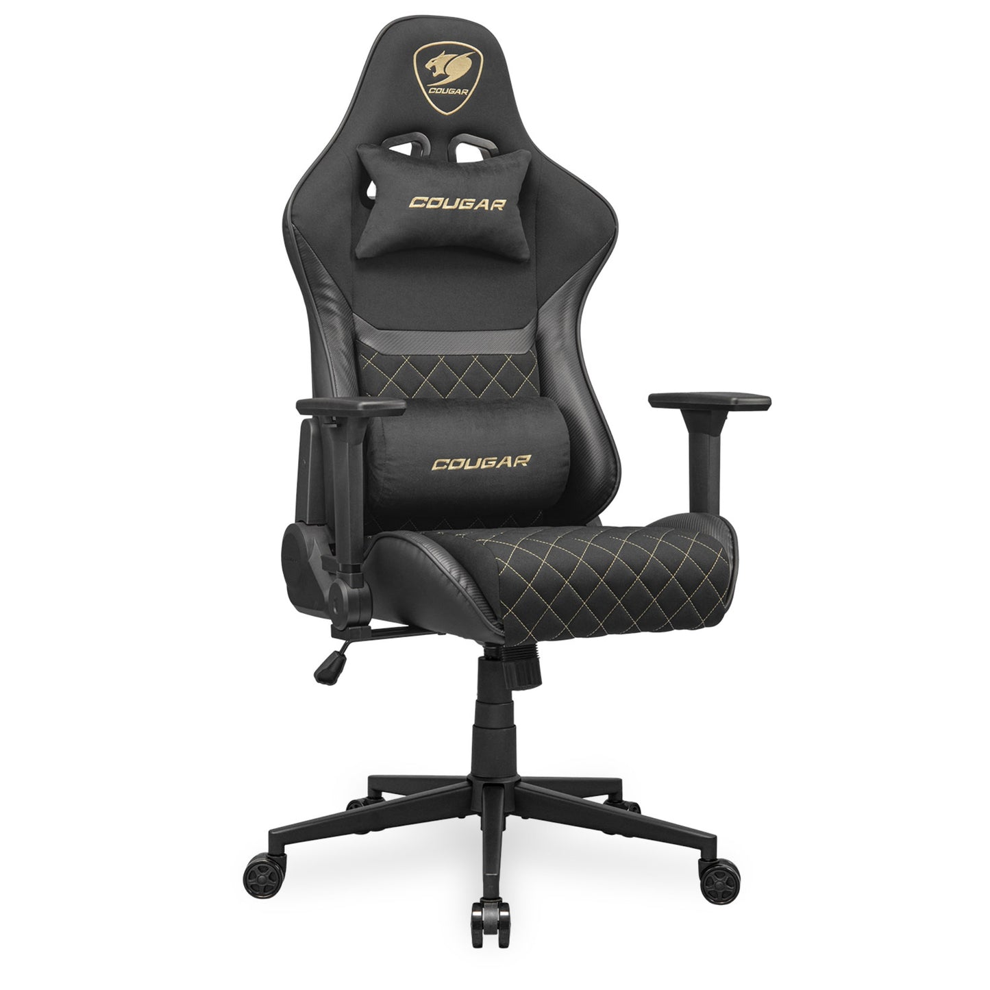 מושב גיימינג בד שחור Cougar Armor One V2 Gold