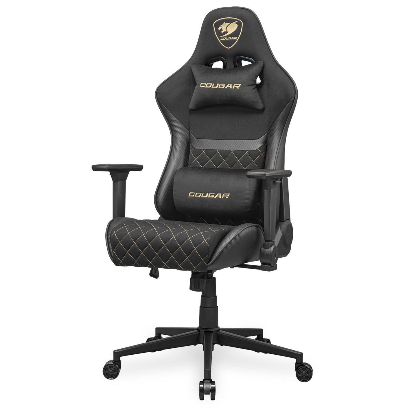 מושב גיימינג בד שחור Cougar Armor One V2 Gold