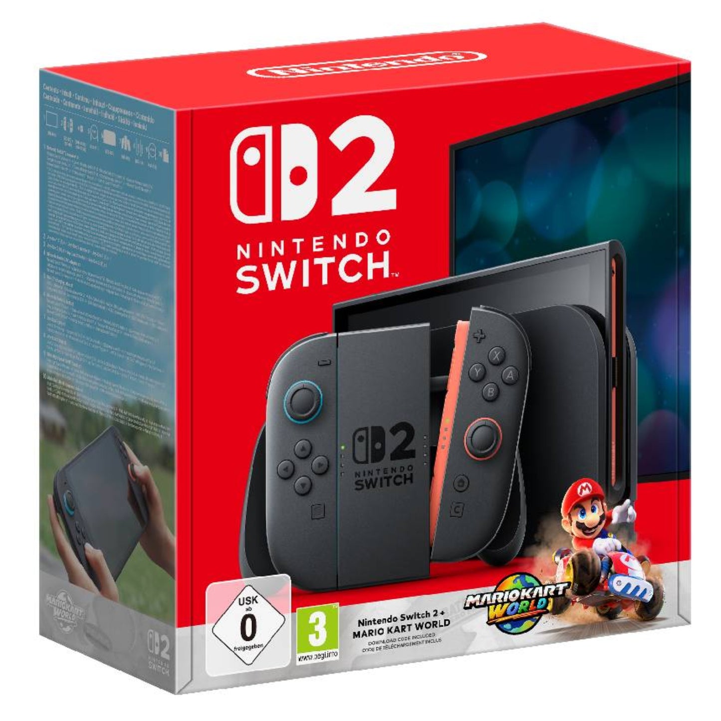 קונסולה Nintendo Switch 2 LB/LR - Mario World edition