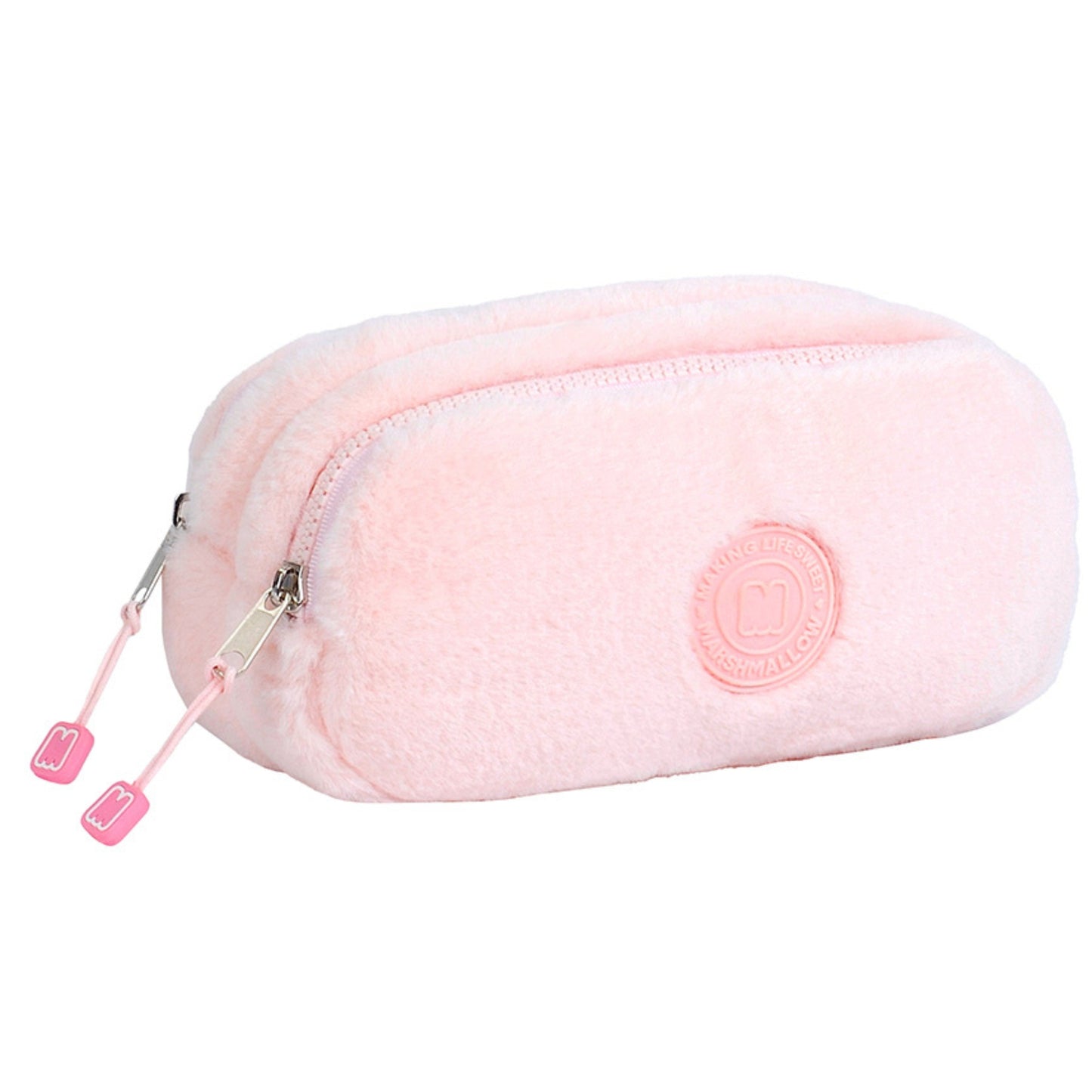 קלמר 2 תאים Marshmallow פרוותי