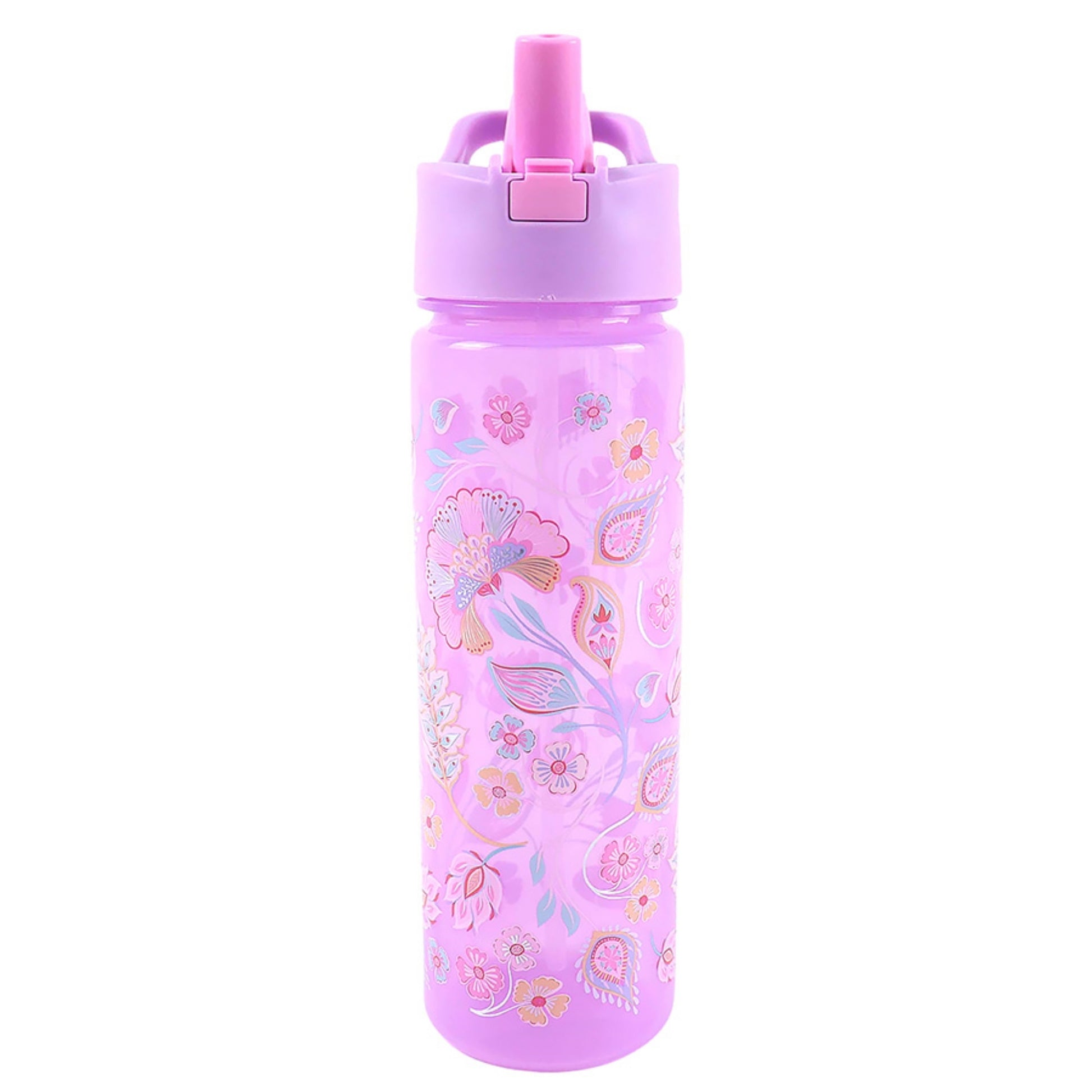 בקבוק שקוף עם לחצן מינה 600 מ"ל