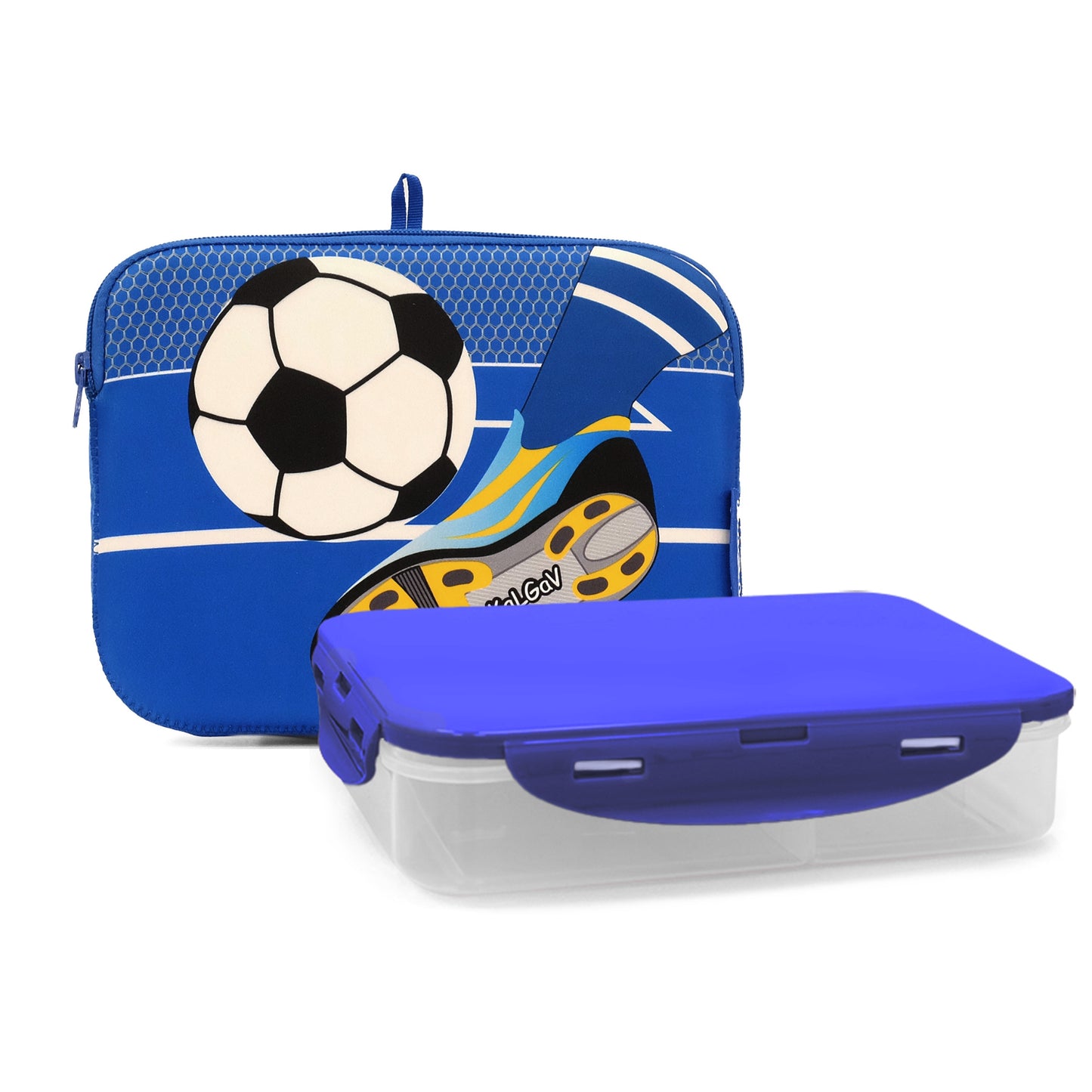 תיק אוכל Soccer Game כחול/כחול כהה